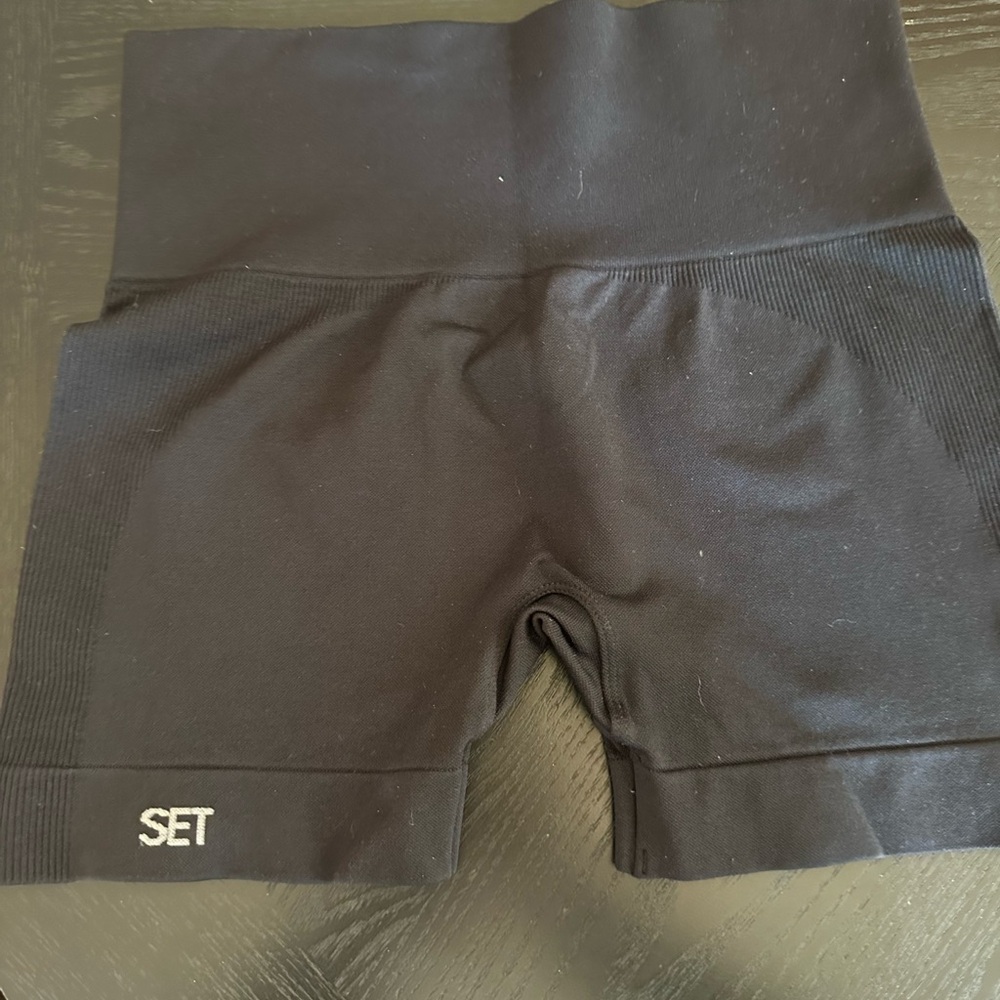 Set Active Women's Black Bike Shorts